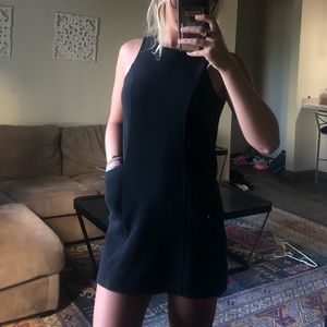 Black dress with pockets